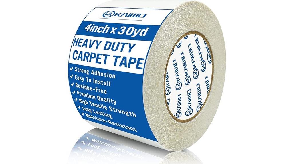 heavy duty double sided carpet tape