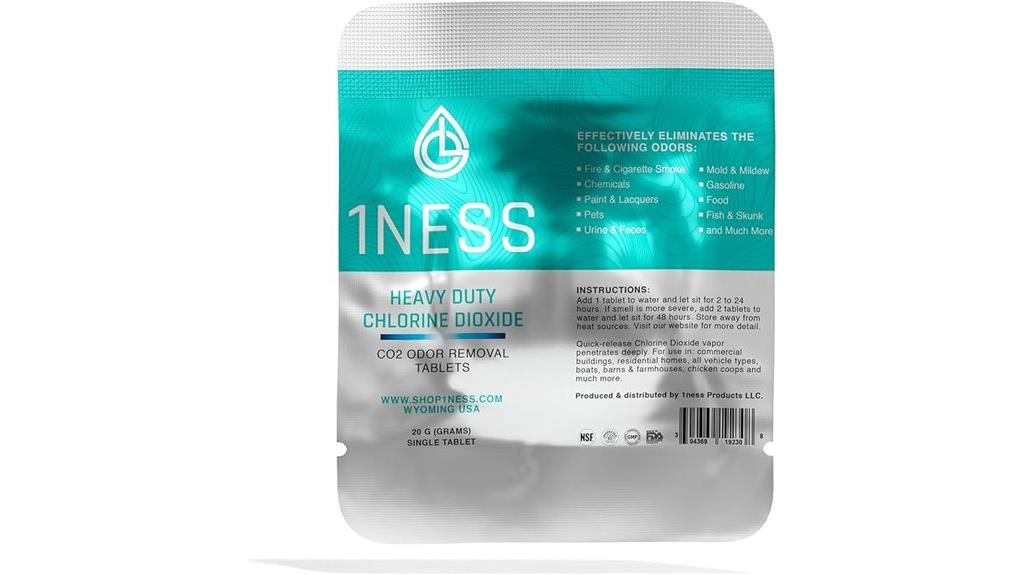 heavy duty odor neutralizer tablet