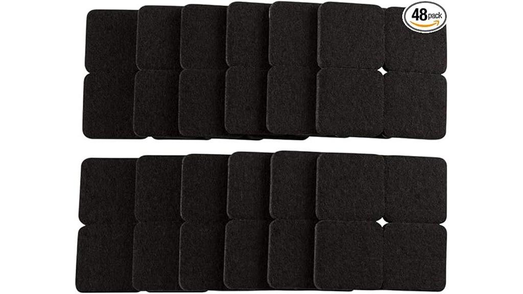 heavy duty square felt pads