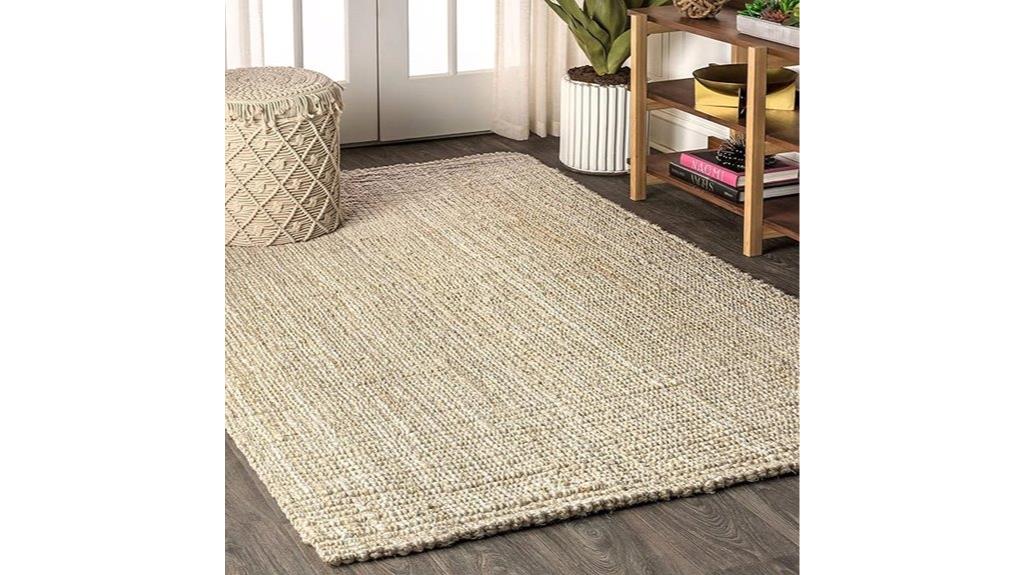 hiro ivory jute rug