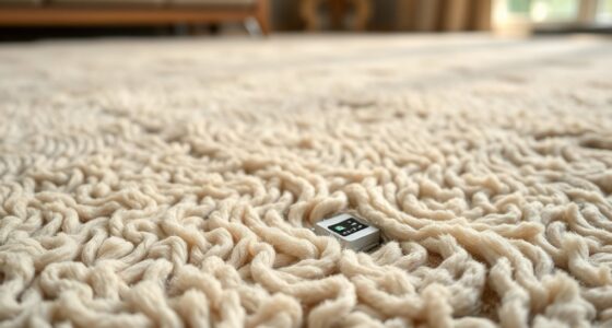 humidity monitoring under rugs