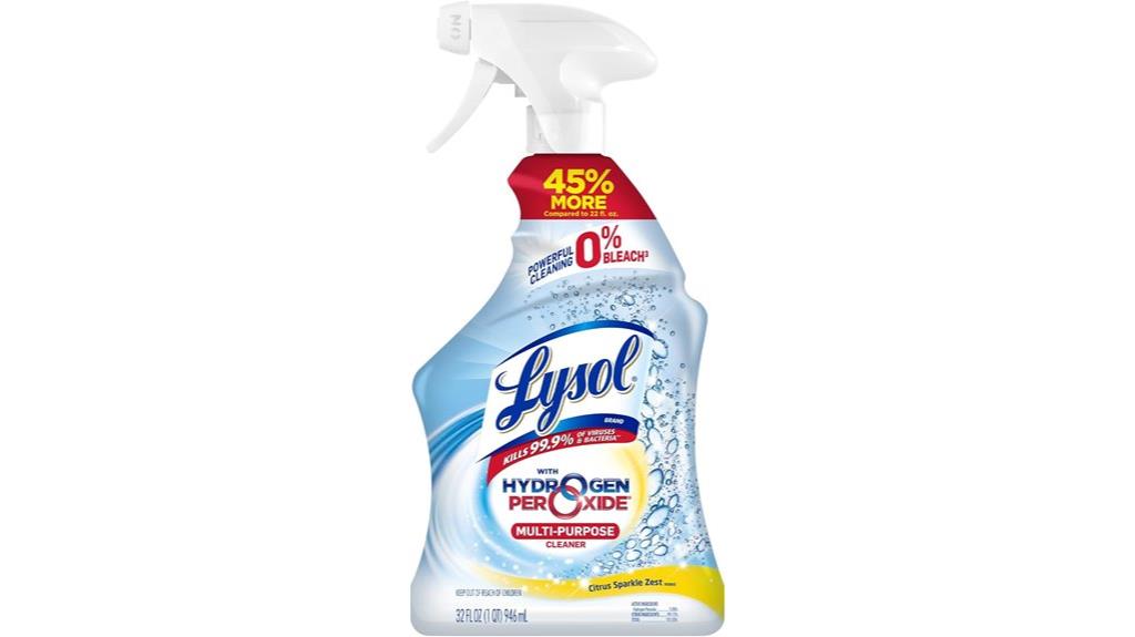 hydrogen peroxide citrus spray