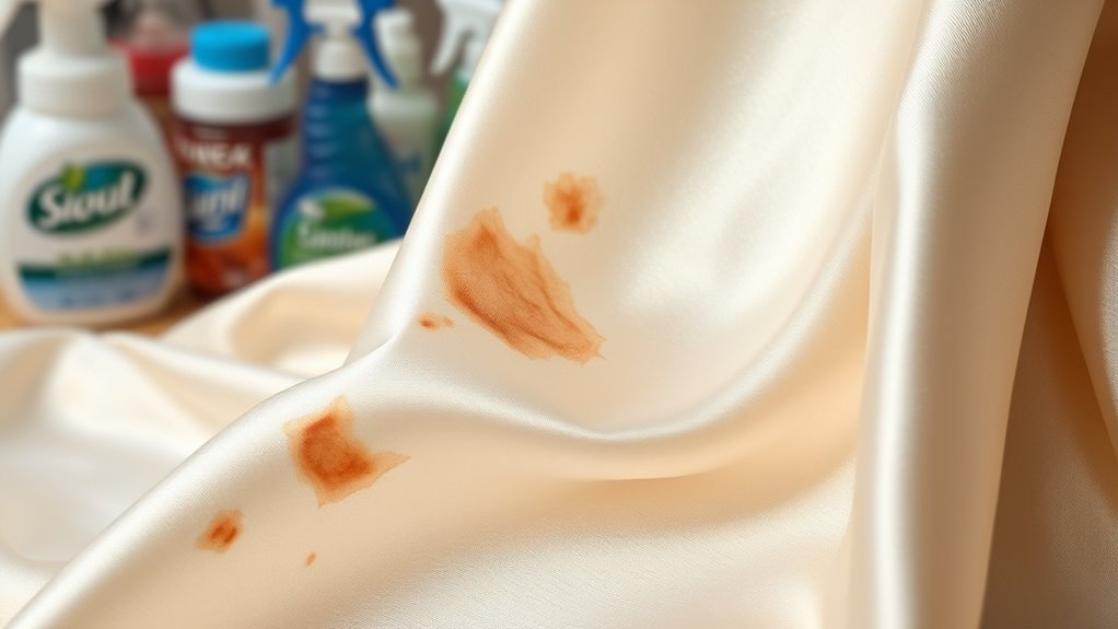 incorrect cleaner damages silk