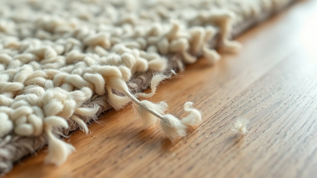 initial fiber shedding explained