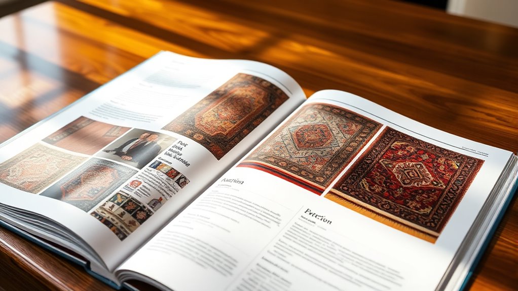 interpreting rug auction listings