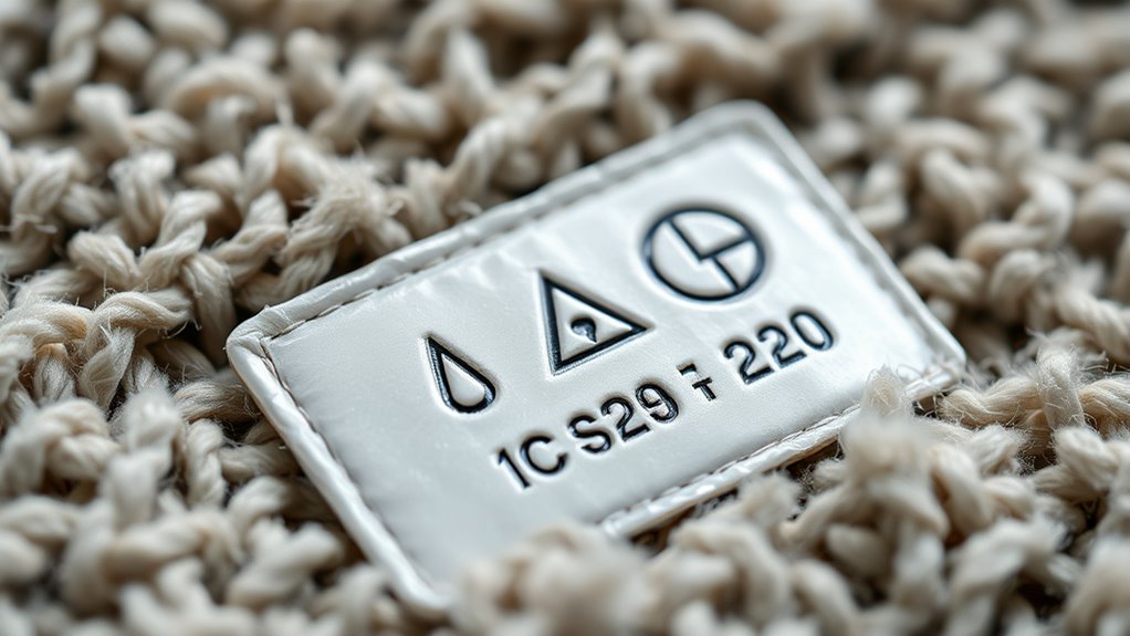 interpreting rug material symbols