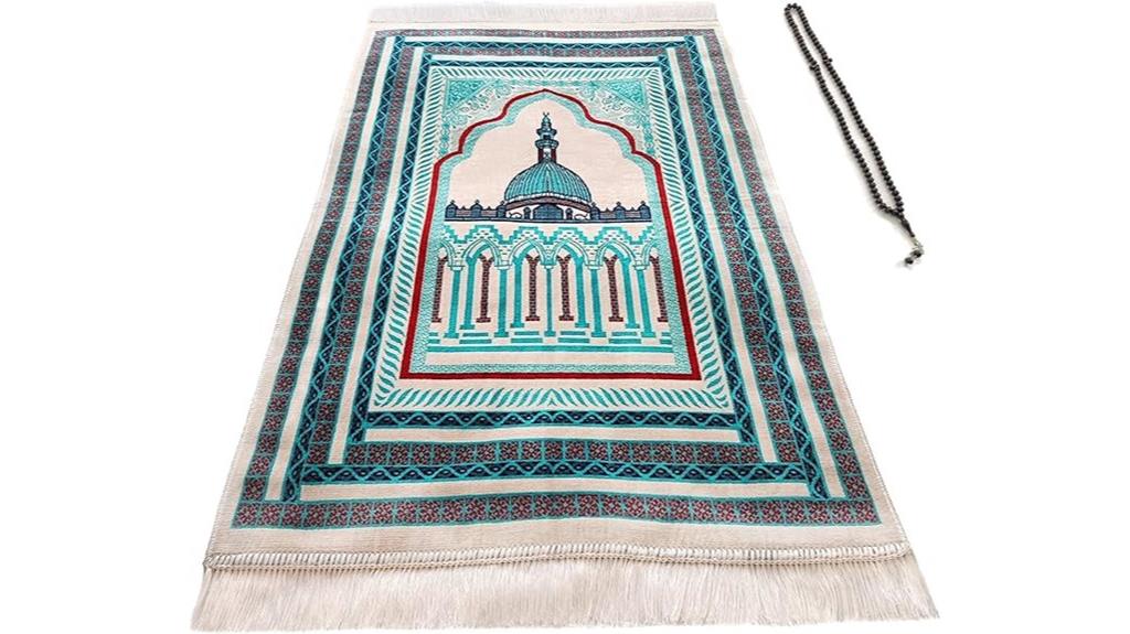 islamic velvet prayer rug
