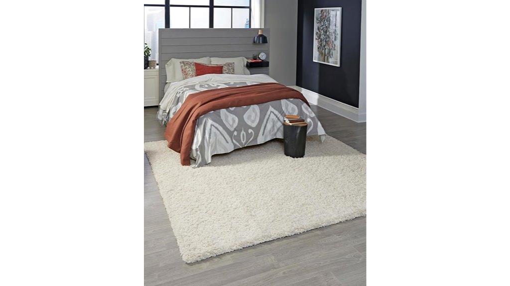ivory 8 ft square rug