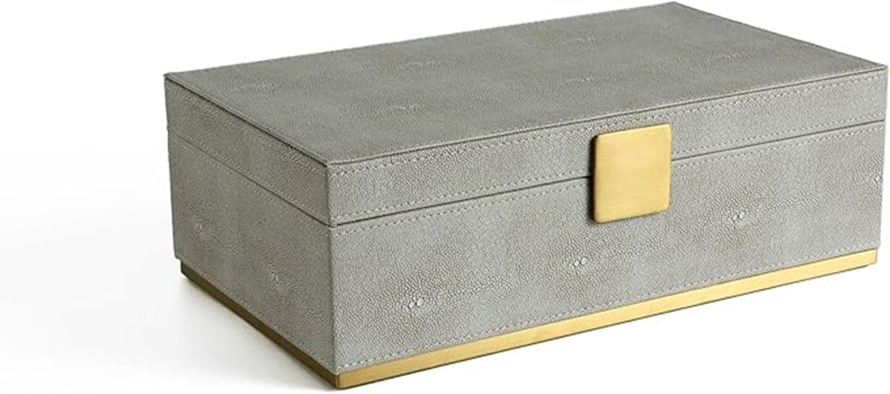 ivory shagreen storage box
