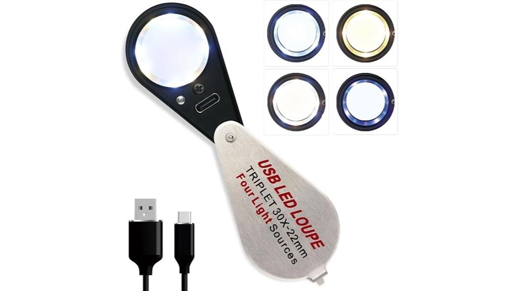 jeweler s loupe with uv