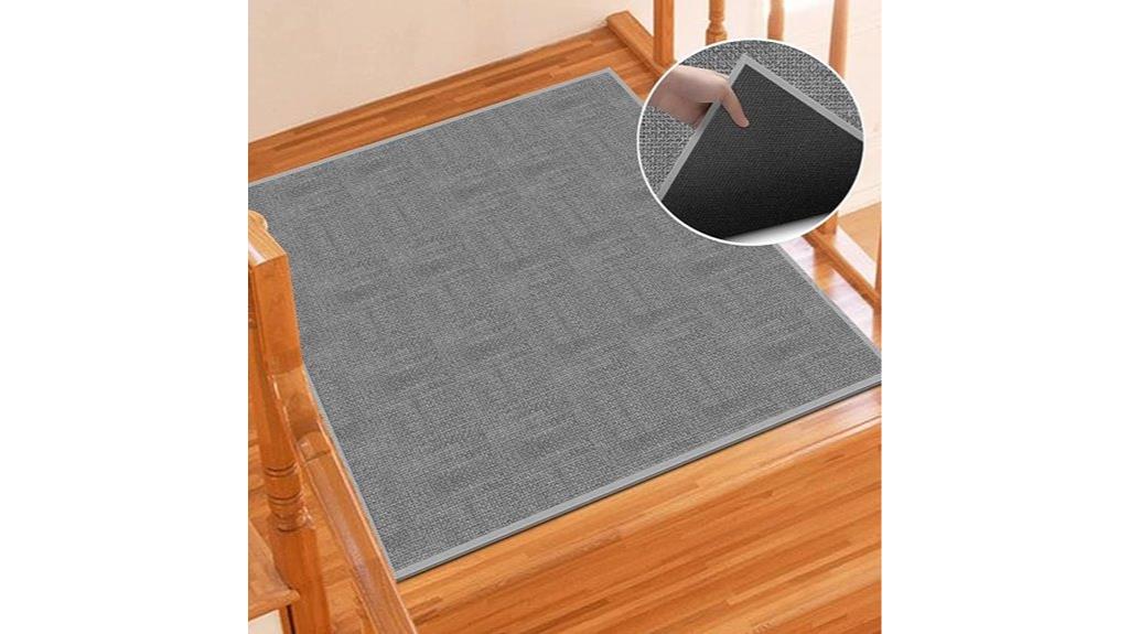 jute stair landing rug