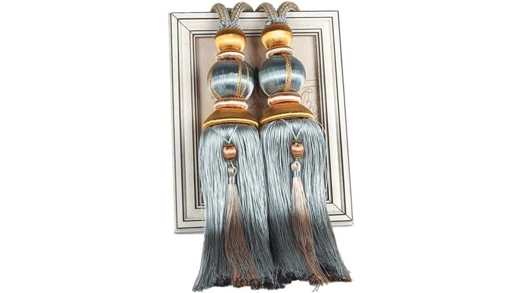 lantern ball tassel tiebacks