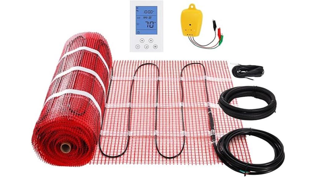 large 100 sq ft heating mat