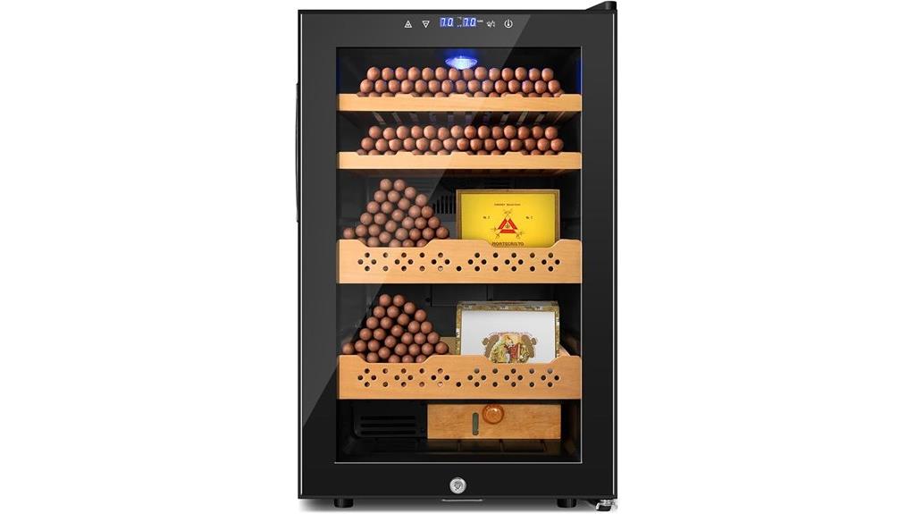 large capacity digital humidor