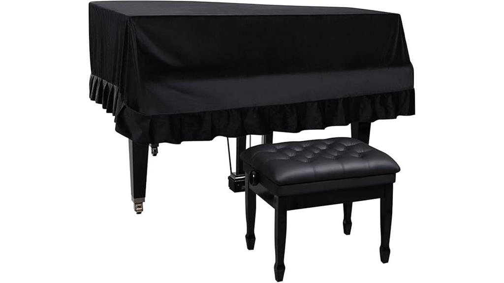 large dustproof piano cover