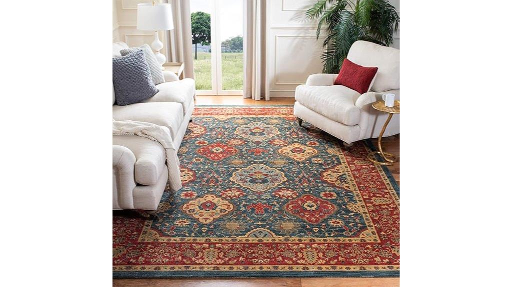 large mahal rug size