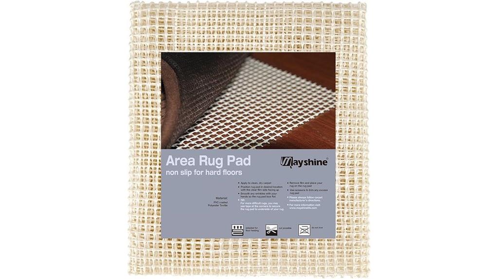 large non slip rug pad