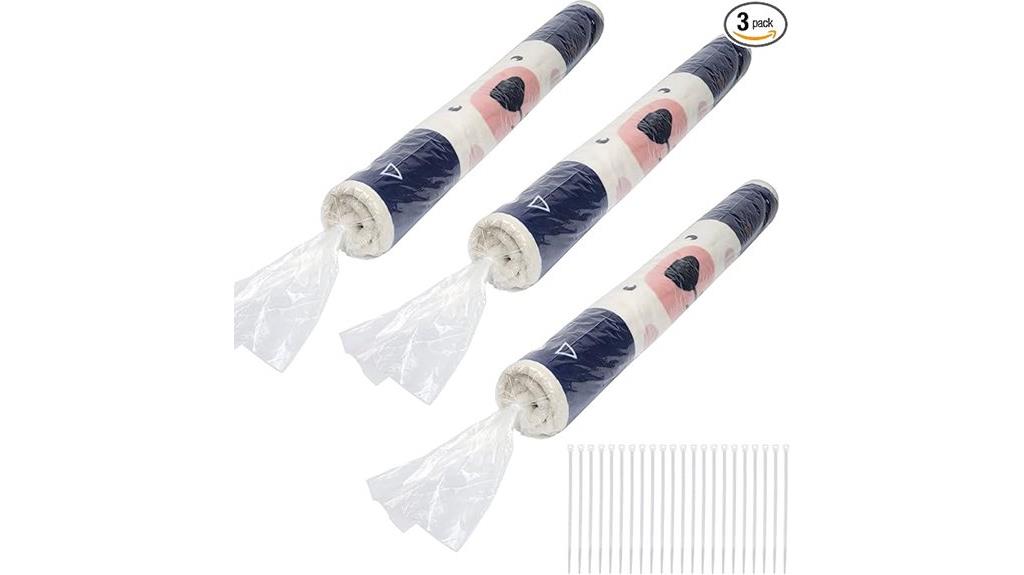 large plastic rug storage bags