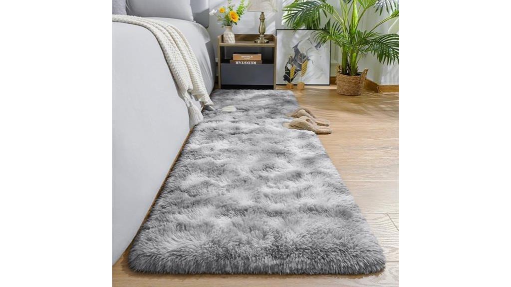 large plush bedroom rug
