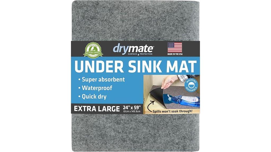 large under sink mat