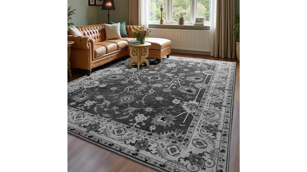 large washable faux wool rug