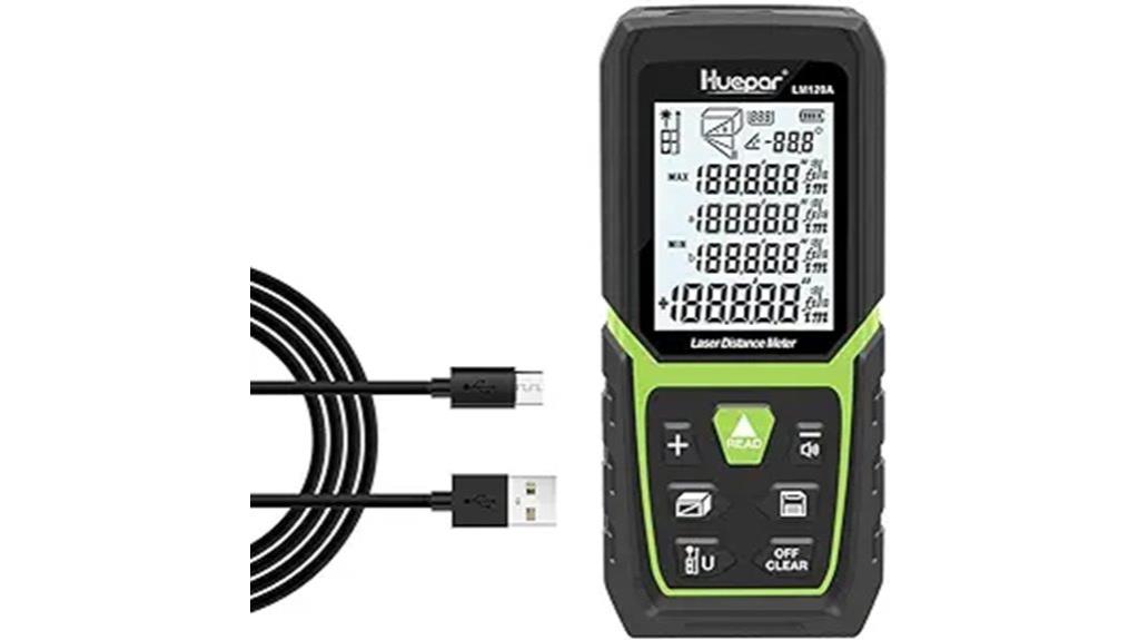 laser distance meter features