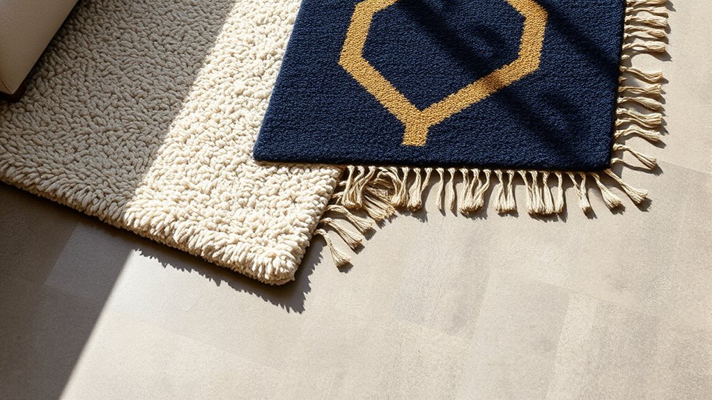 layered rug style tips