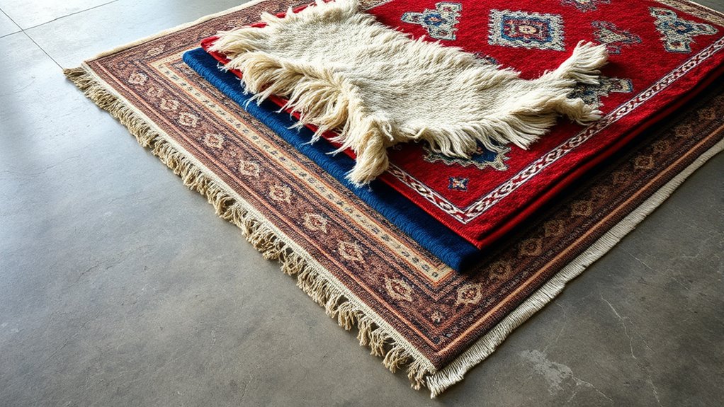 layered textures and patterns