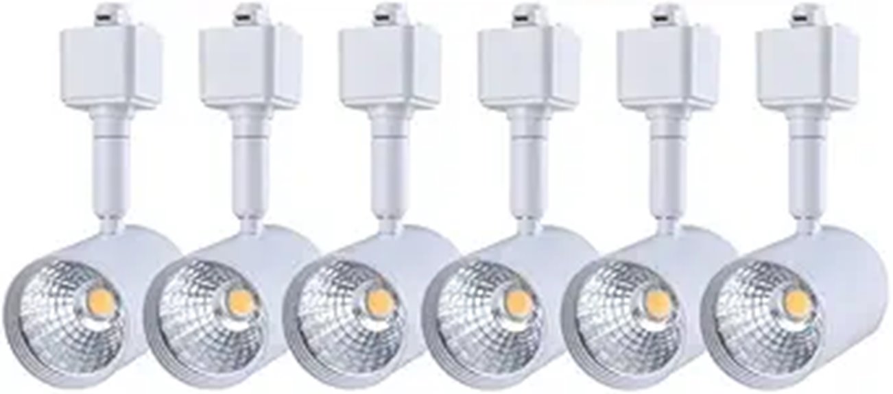 led spotlight track heads