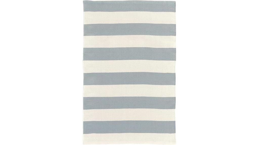 light blue ivory stripe