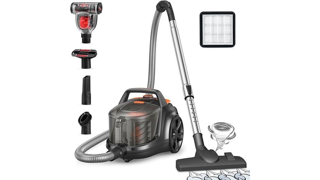 lightweight bagless vacuum