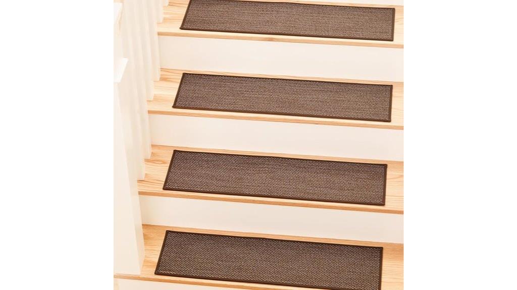 linen non slip stair treads