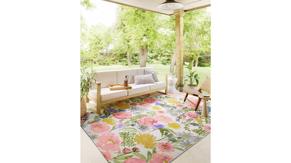 loloi botanical ivory rug