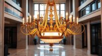 luxurious oversized foyer chandeliers