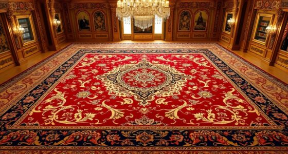 luxurious palace size persian carpets