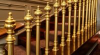 luxury brass stair rods