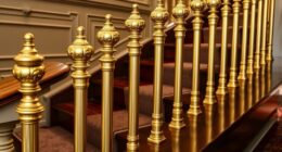 luxury brass stair rods