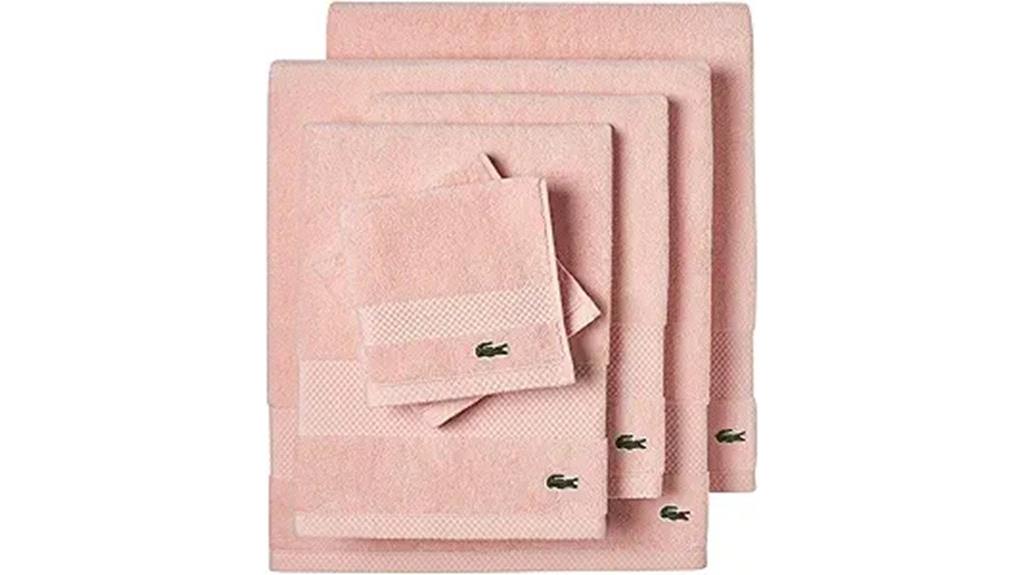 luxury lacoste towel set