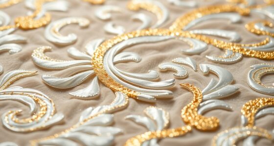 luxury metallic silk rugs