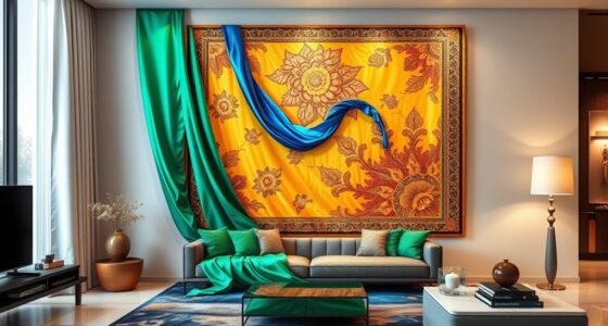 luxury silk rug hanger kits