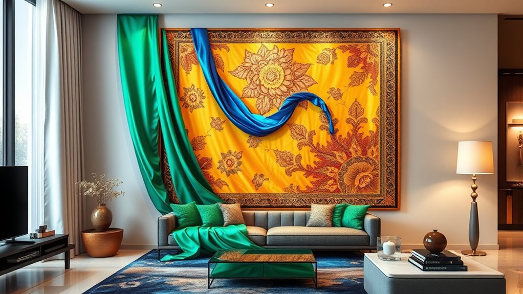 luxury silk rug hanger kits