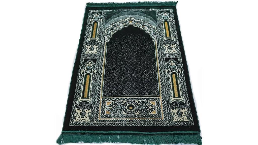 luxury velvet prayer rug