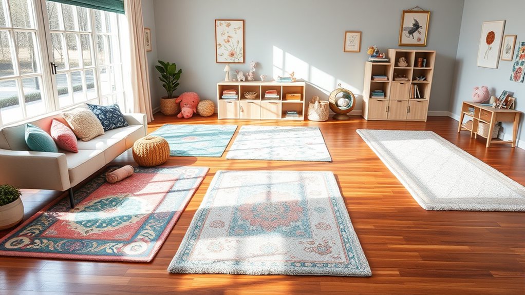 luxury washable playroom rugs