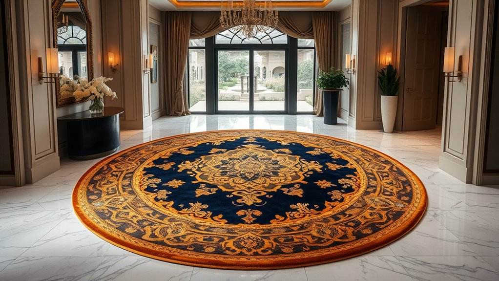 luxury yilong round rugs