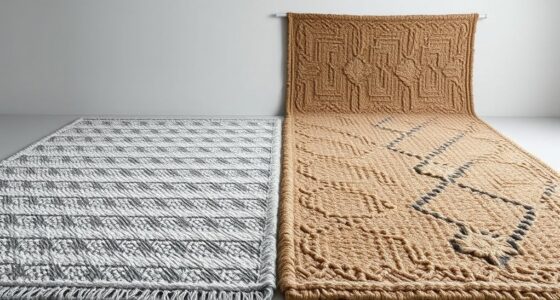 machine made versus hand knotted rug emissions