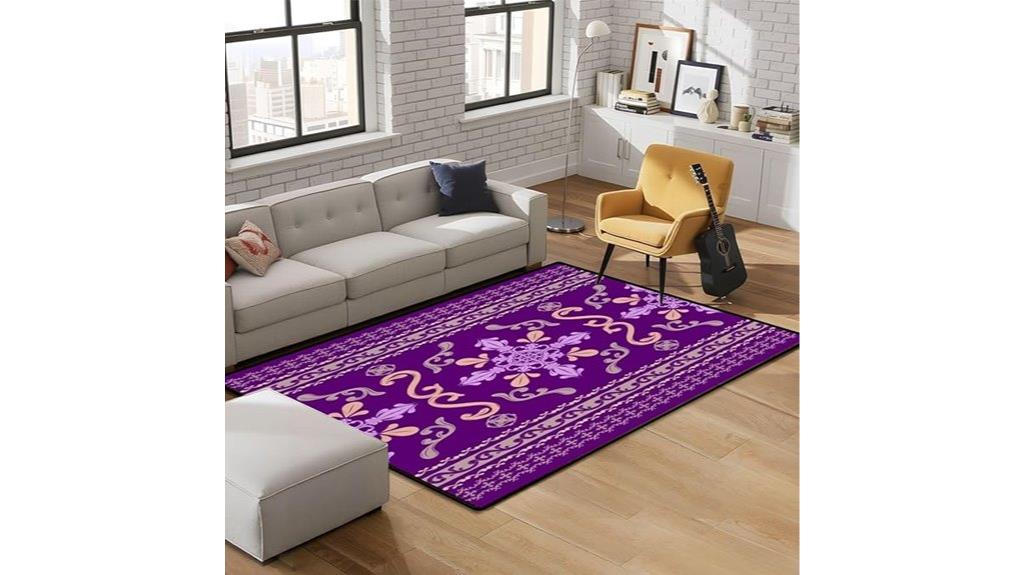 machine washable area rug