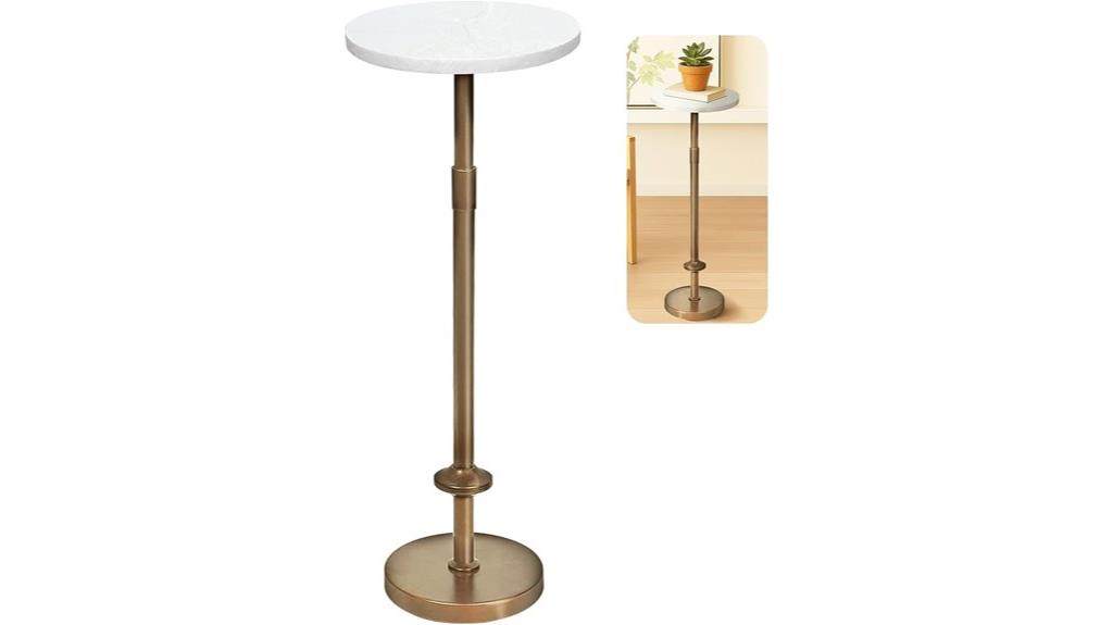 marble top adjustable table