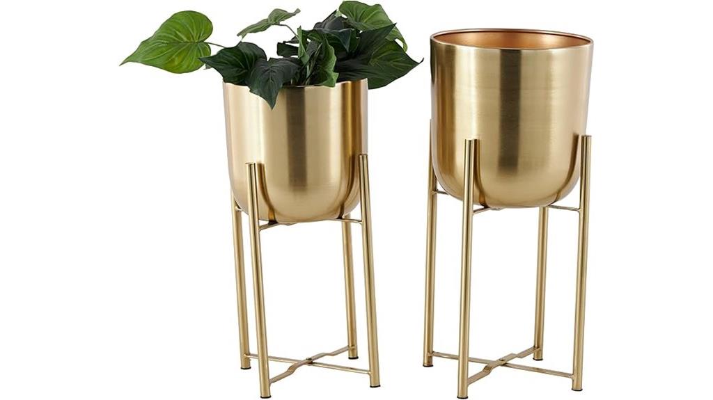 metal indoor outdoor planters