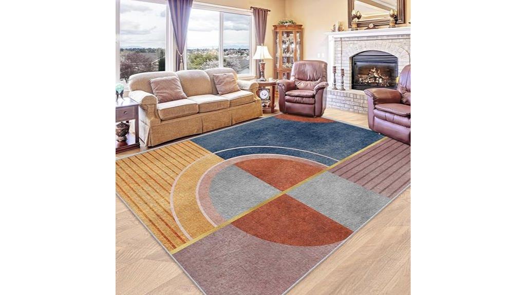 mid century modern rug