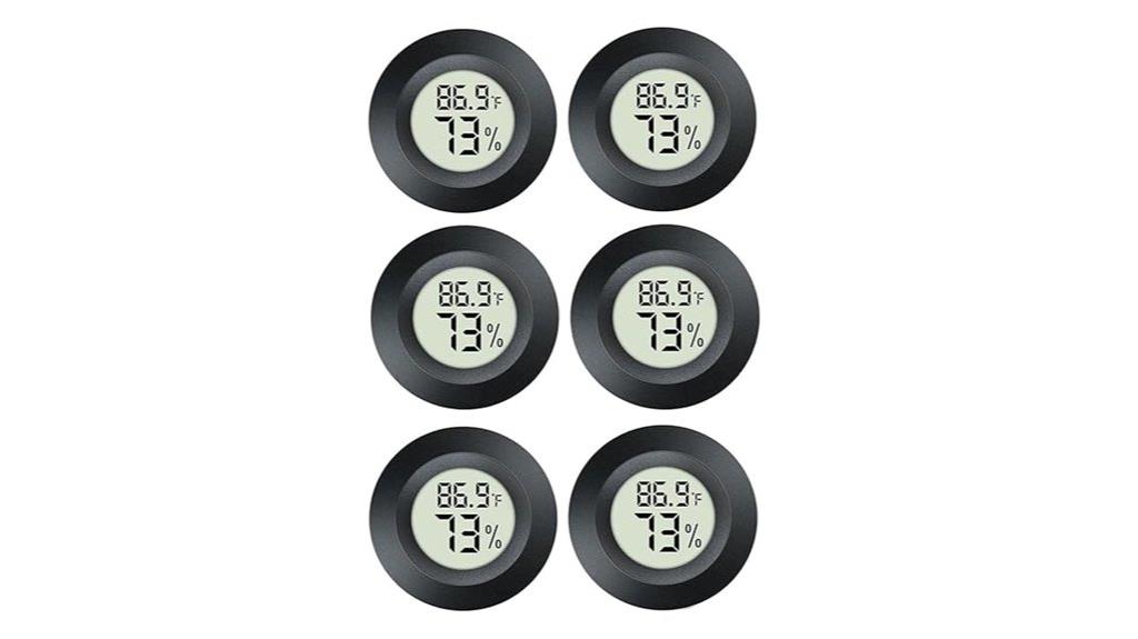 mini hygrometer thermometer pack